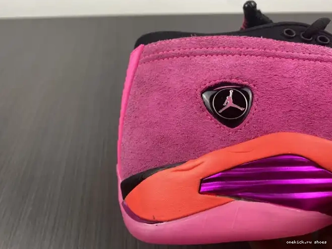 Rep Shocking DH4121-600 14 Pink Retro Jordan Low (W) 0419